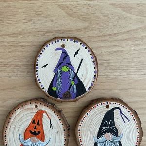 Gnome holiday ornaments